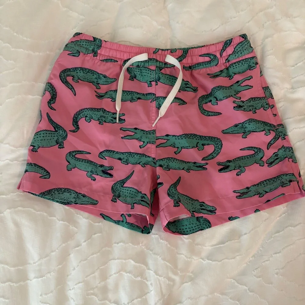 Chubbies Kids The Glades Classic Lined Swim Trunks- Youth Size Small